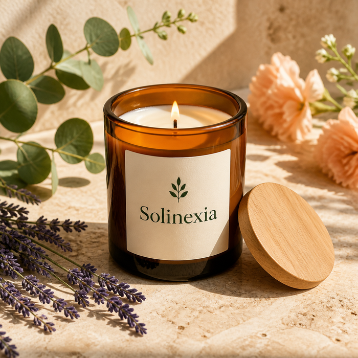 Solinexia Amber Reverie Botanical Candle